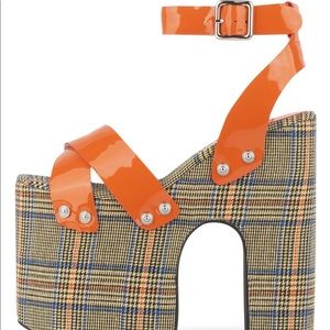 Jeffrey Campbell Risky-Biz size 6 orange